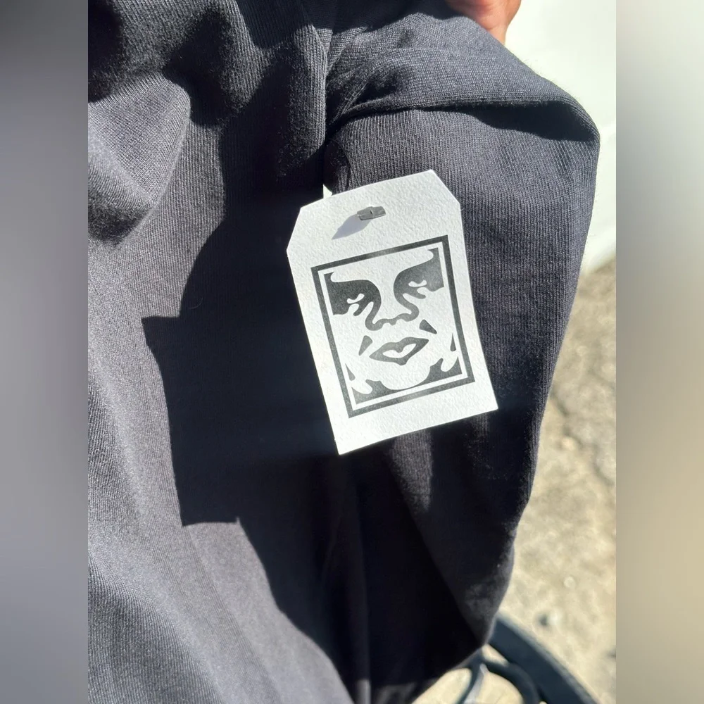 Obey — Lotus Black Long Sleeve T-shirt - Picture 2 of 3